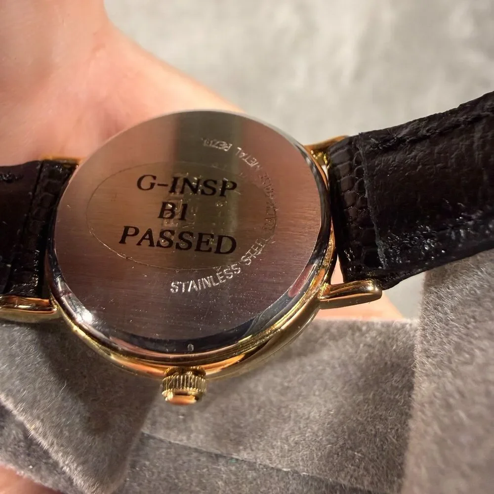Vintage Gruen Bud Light Watch Quartz Japan Stainless Steel Brand New In Box Thin